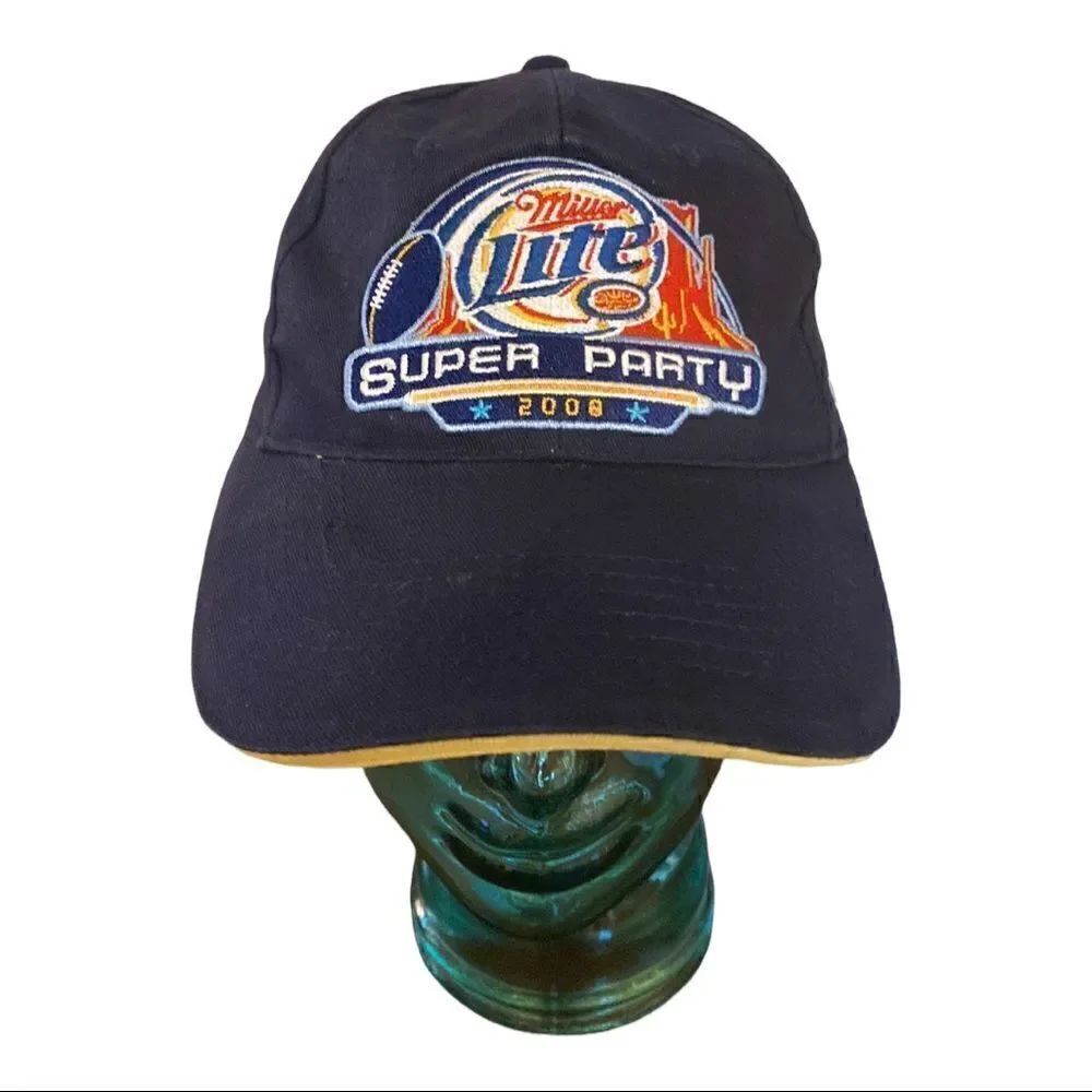Acme Miller High Life 2008 Super Bowl Cap Hat